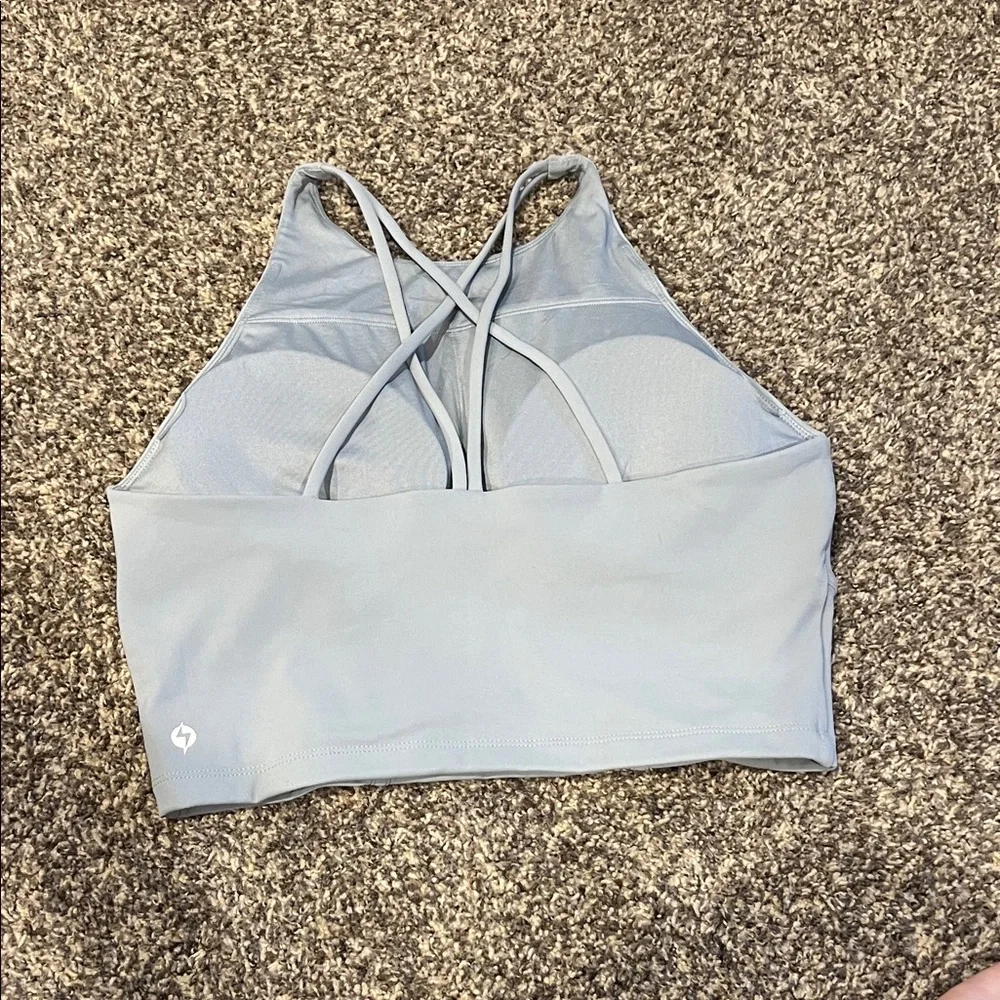 POPFLEX- Cleo Corset Crop Bralette - Blue Storm - Picture 4 of 5